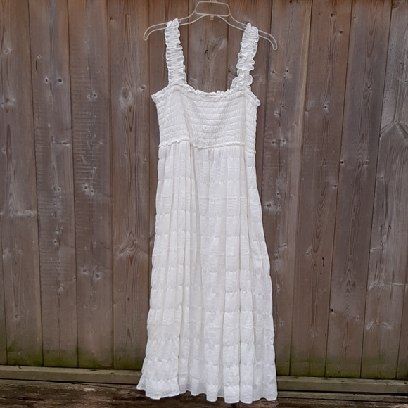 Max Studio Dresses & Skirts - Max Studio size large long white dress new w/ tags